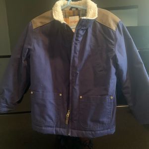 Boys 4T Fall Jacket Blue Warm